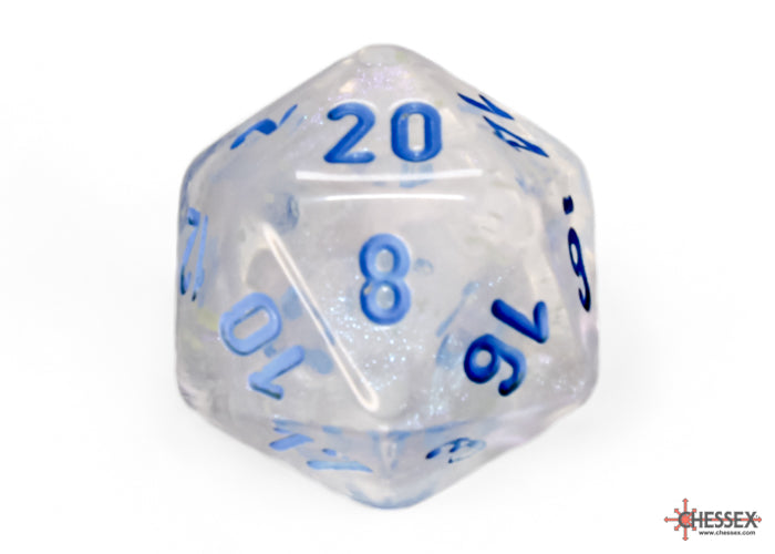 Chessex: Borealis Icicle/light blue Luminary Polyhedral 7-Dice Set