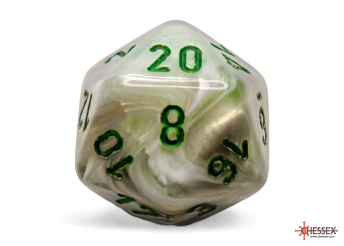 Chessex: Marble Green/dark green Polyhedral 7-Dice Set
