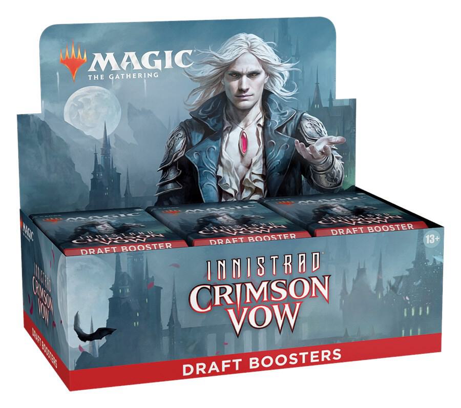 Magic: The Gathering Innistrad: Crimson Vow - Draft Booster Box Trading Card Box