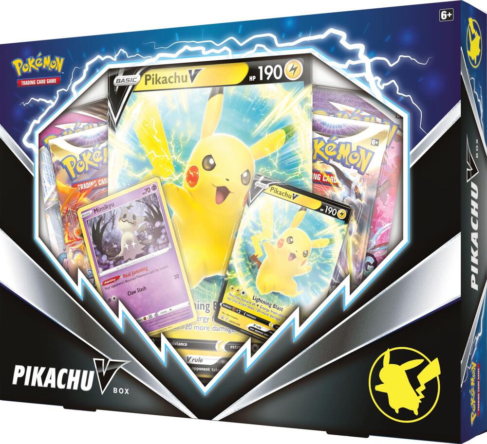 Pokemon Pikachu V Box Trading Card Box