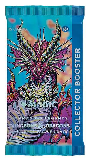 Magic: The Gathering Commander Legends: Battle for Baldur's Gate - Collector Booster Pack Trading Card Booster Pack