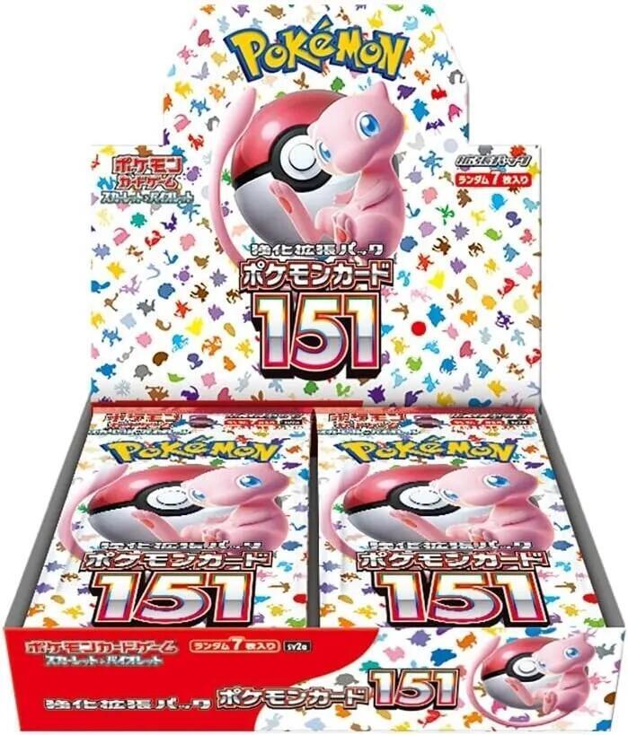 Japanese Pokemon Pokemon Card 151 Booster Box Trading Card Box