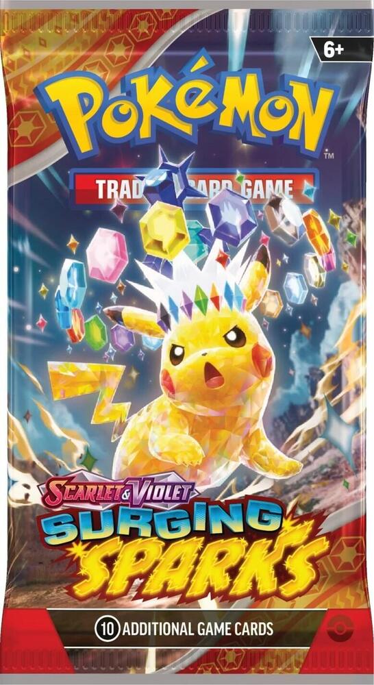 Pokemon Surging Sparks Booster Pack Trading Card Booster Pack