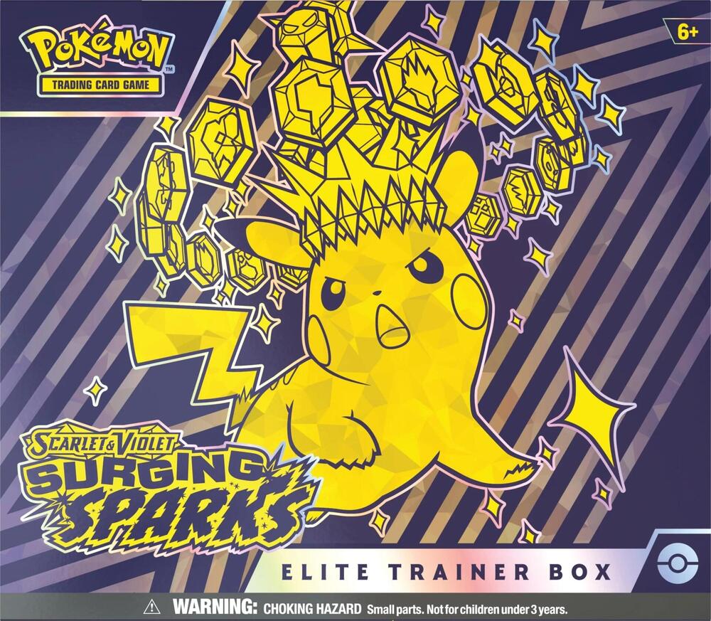 Pokemon Surging Sparks Elite Trainer Box Trading Card Box