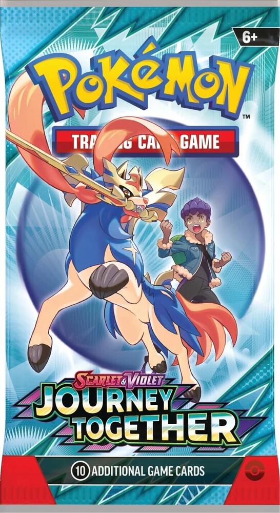 Pokemon Journey Together Booster Pack Trading Card Booster Pack