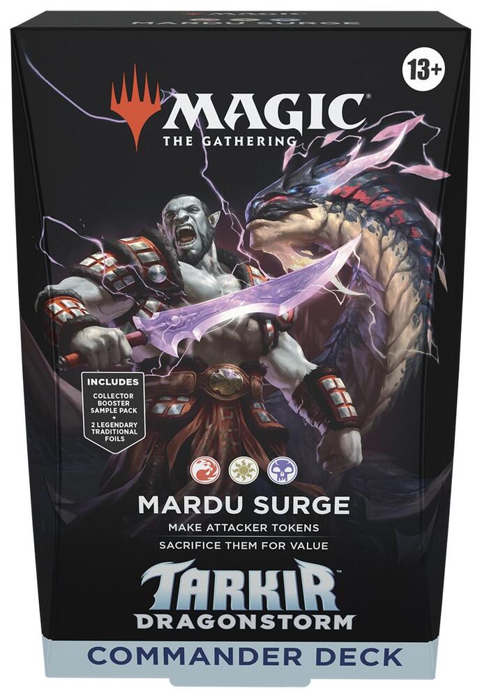 Magic: The Gathering Tarkir: Dragonstorm Commander Deck - Mardu Surge Trading Card Box