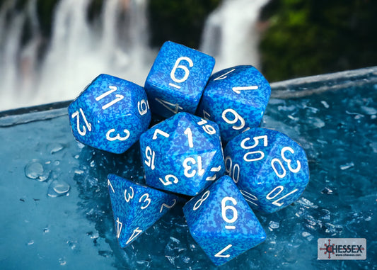 Chessex: Speckled Water Polyhedral 7-Dice Set