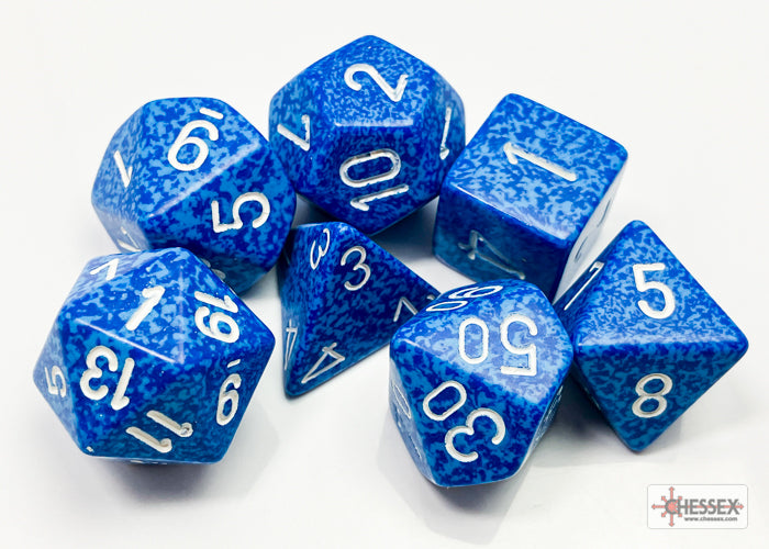 Chessex: Speckled Water Polyhedral 7-Dice Set