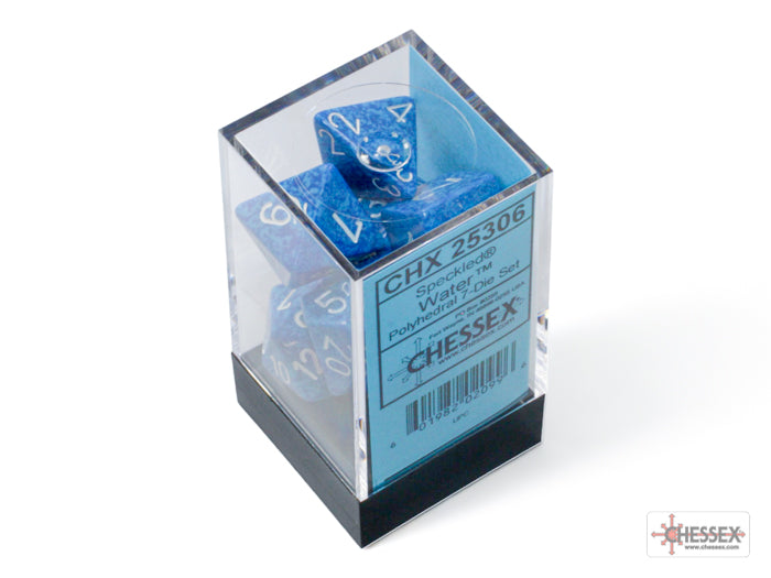 Chessex: Speckled Water Polyhedral 7-Dice Set