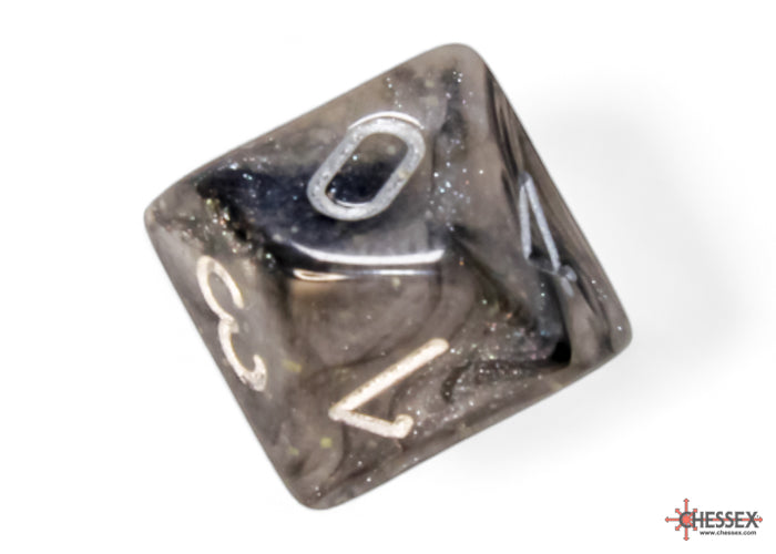 Chessex: Borealis Light Smoke/silver Luminary Polyhedral 7-Dice Set