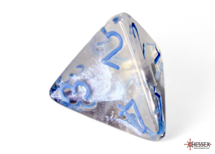 Chessex: Borealis Icicle/light blue Luminary Polyhedral 7-Dice Set