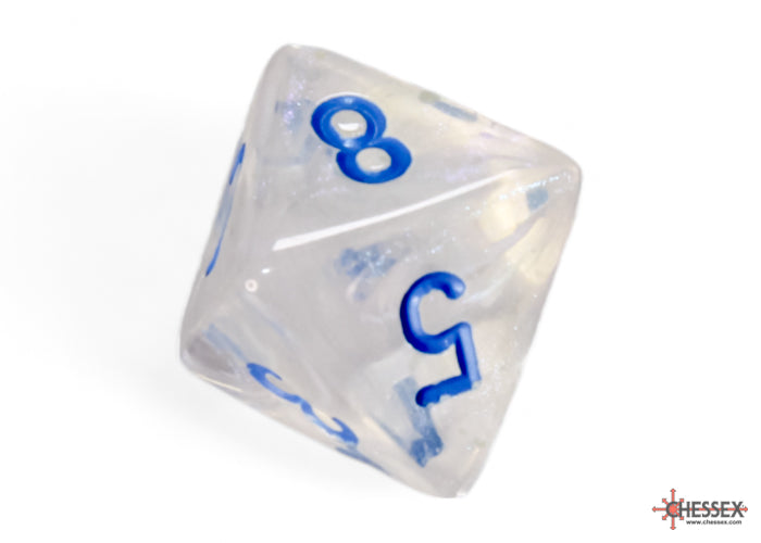 Chessex: Borealis Icicle/light blue Luminary Polyhedral 7-Dice Set
