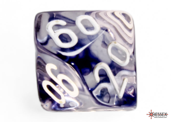 Chessex: Nebula Black/white Polyhedral 7-Dice Set