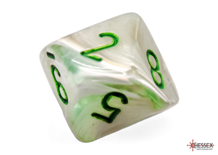 Chessex: Marble Green/dark green Polyhedral 7-Dice Set