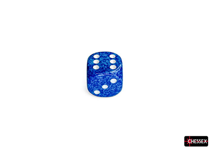 Chessex: Speckled Water 16mm d6 Dice Block (12 dice)