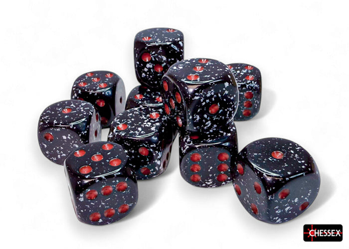 Chessex: Speckled Space 16mm d6 Dice Block (12 dice)