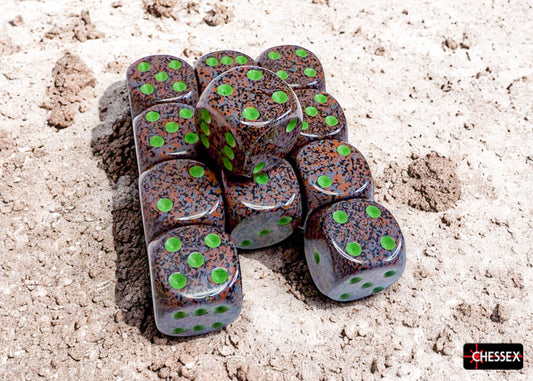 Chessex: Speckled Earth 16mm d6 Dice Block (12 dice)