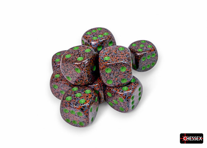 Chessex: Speckled Earth 16mm d6 Dice Block (12 dice)