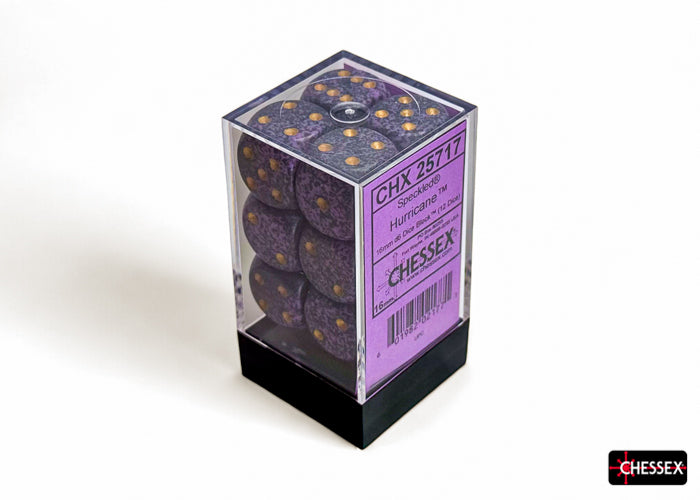 Chessex: Speckled Hurricane 16mm d6 Dice Block (12 dice)