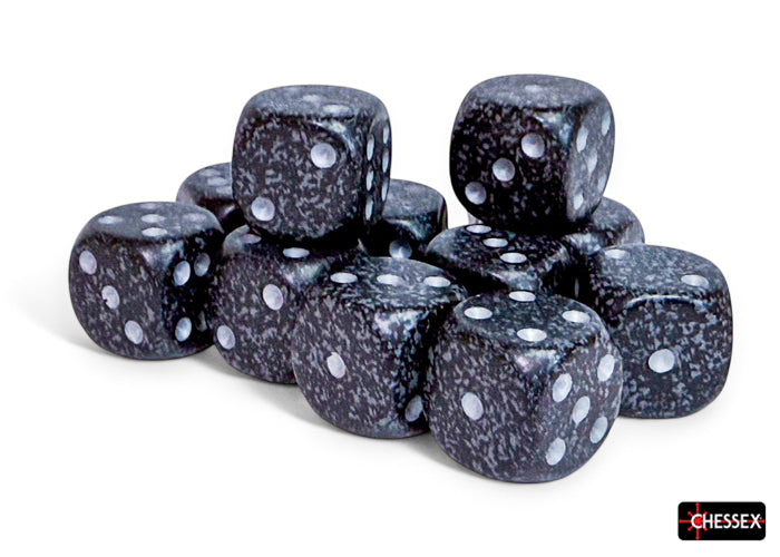Chessex: Speckled Ninja 16mm d6 Dice Block (12 dice)