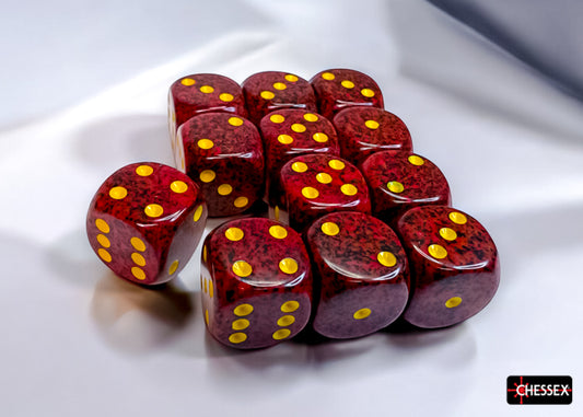Chessex: Speckled Mercury 16mm d6 Dice Block (12 dice)
