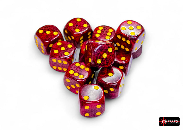 Chessex: Speckled Mercury 16mm d6 Dice Block (12 dice)