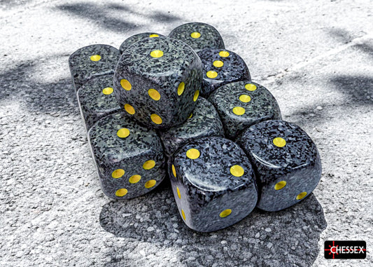 Chessex: Speckled Urban Camo 16mm d6 Dice Block (12 dice)