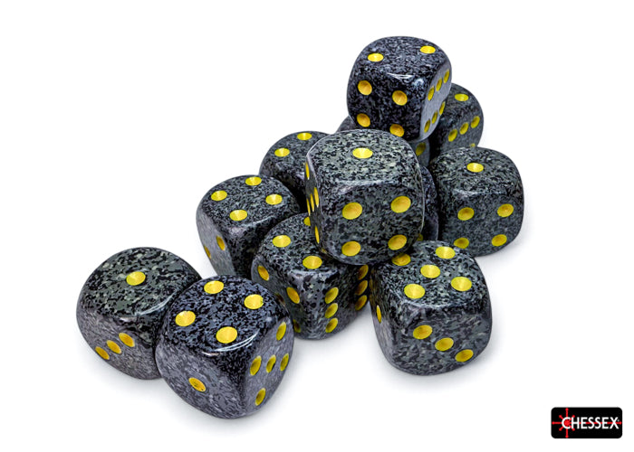 Chessex: Speckled Urban Camo 16mm d6 Dice Block (12 dice)