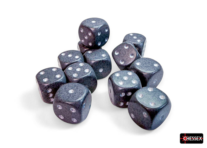 Chessex: Speckled Hi-Tech 16mm d6 Dice Block (12 dice)