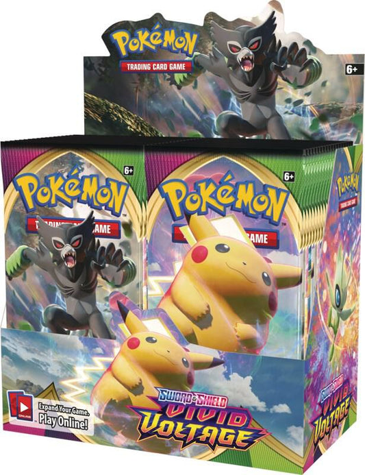 Pokemon Vivid Voltage Booster Box Trading Card Box