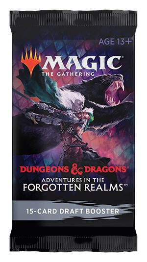 Magic: The Gathering Adventures in the Forgotten Realms - Draft Booster Pack Trading Card Booster Pack