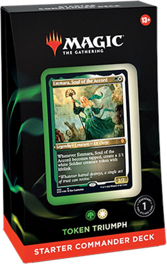 Magic: The Gathering Starter Commander Deck - Token Triumph Trading Card Box