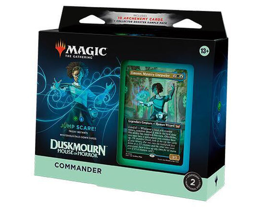 Magic: The Gathering Duskmourn: House of Horror Commander Deck - Jump Scare! Trading Card Box