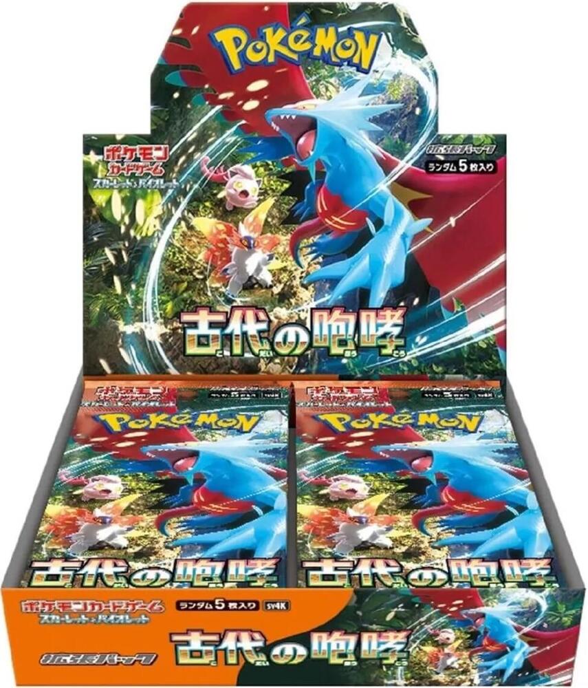 Japanese Pokemon Ancient Roar Booster Box Trading Card Box
