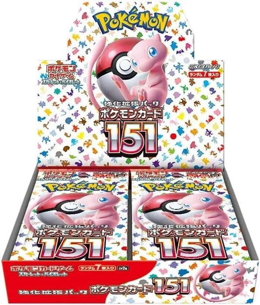 Japanese Pokemon Pokemon Card 151 Booster Box Trading Card Box