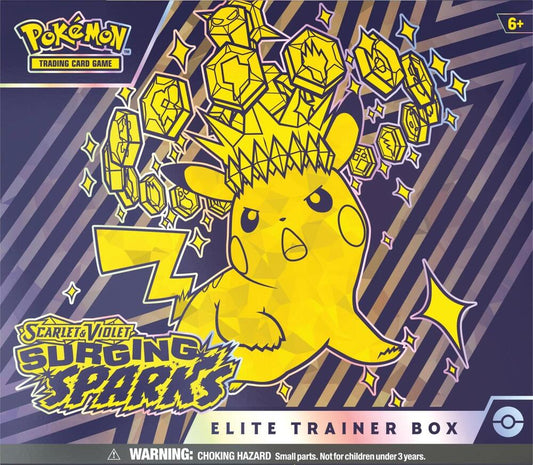 Pokemon Surging Sparks Elite Trainer Box Trading Card Box