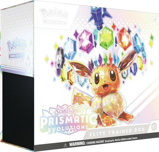 Pokemon Prismatic Evolutions Elite Trainer Box Trading Card ETB