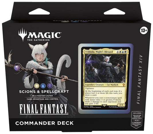 Magic: The Gathering FINAL FANTASY Commander Deck - FINAL FANTASY XIV Scions & Spellcraft Trading Card Box