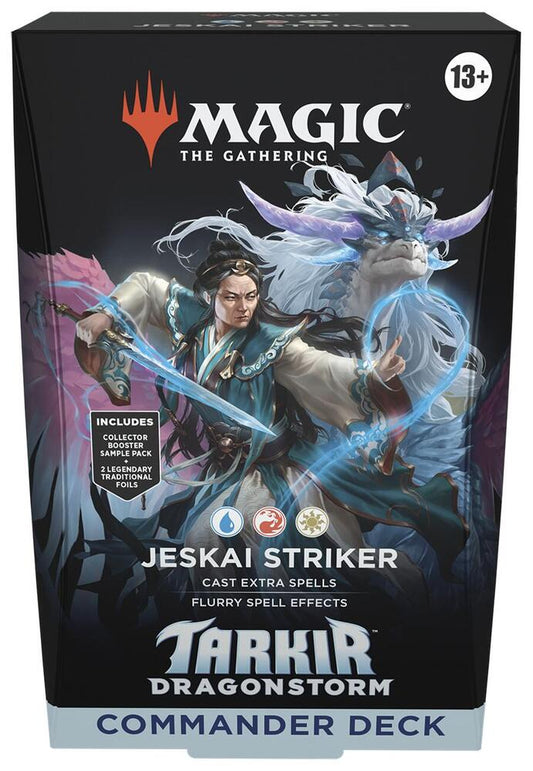 Magic: The Gathering Tarkir: Dragonstorm Commander Deck - Jeskai Striker Trading Card Box