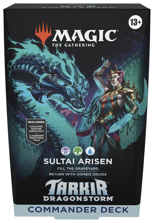 Magic: The Gathering Tarkir: Dragonstorm Commander Deck - Sultai Arisen Trading Card Box