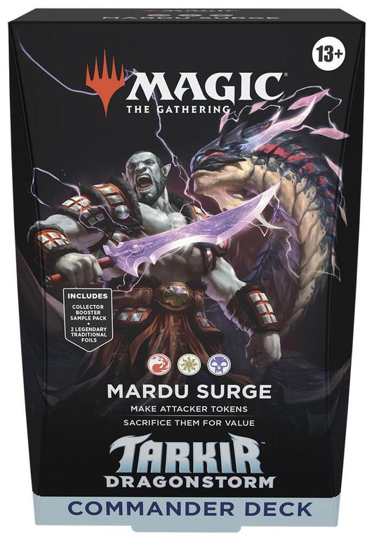 Magic: The Gathering Tarkir: Dragonstorm Commander Deck - Mardu Surge Trading Card Box
