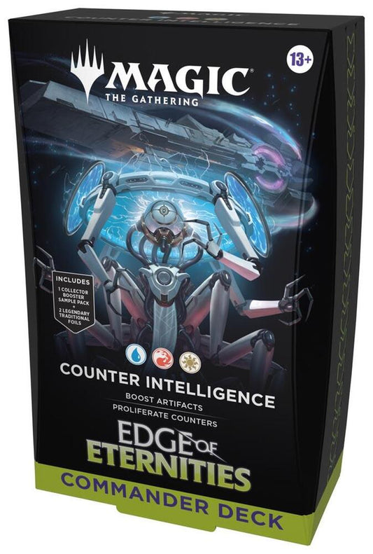 Magic: The Gathering Edge of Eternities Commander Deck - Counter Intelligence Trading Card Box