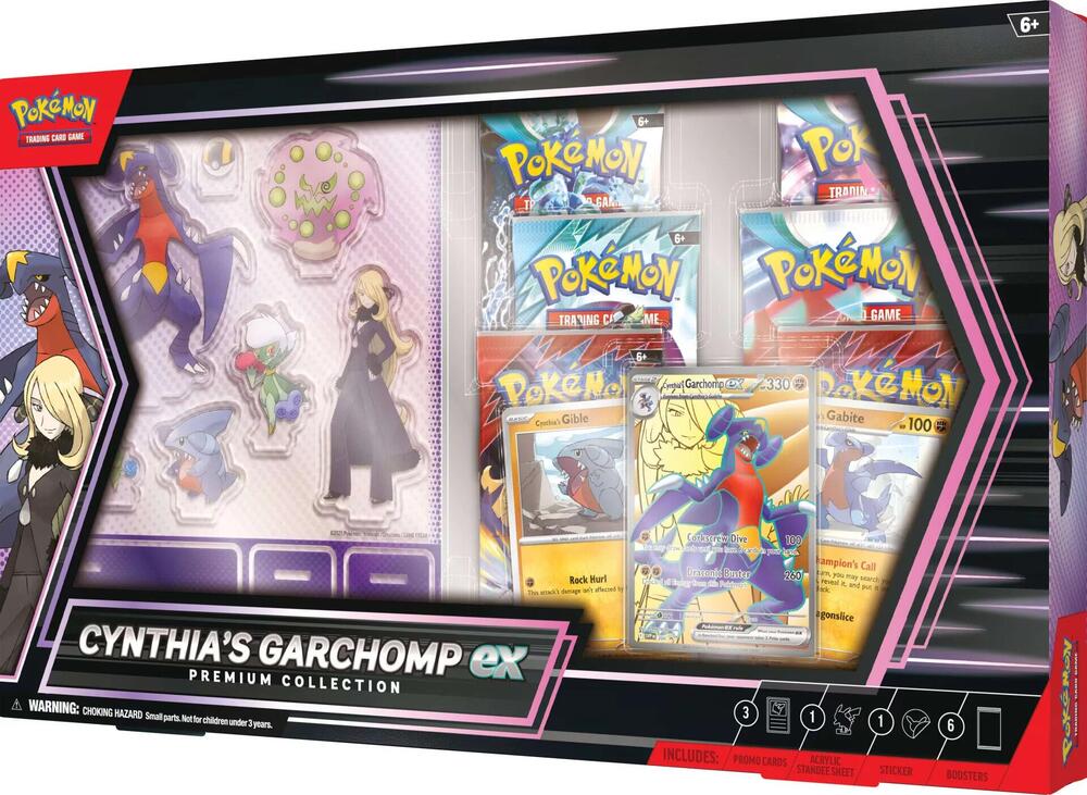 Cynthia's Garchomp ex Premium Collection (Rip Only)
