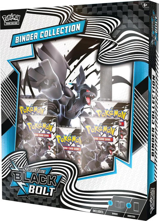 Pokemon Black Bolt Binder Collection Trading Card Box